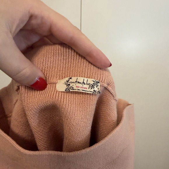 Pink Free People Thick Tube Top - Picture 2 of 2